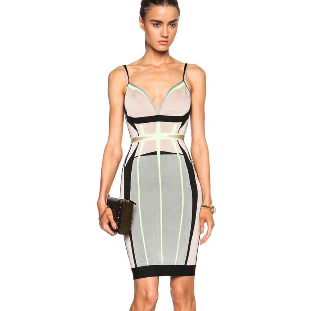 NWT Herve Leger Nomi Dress M